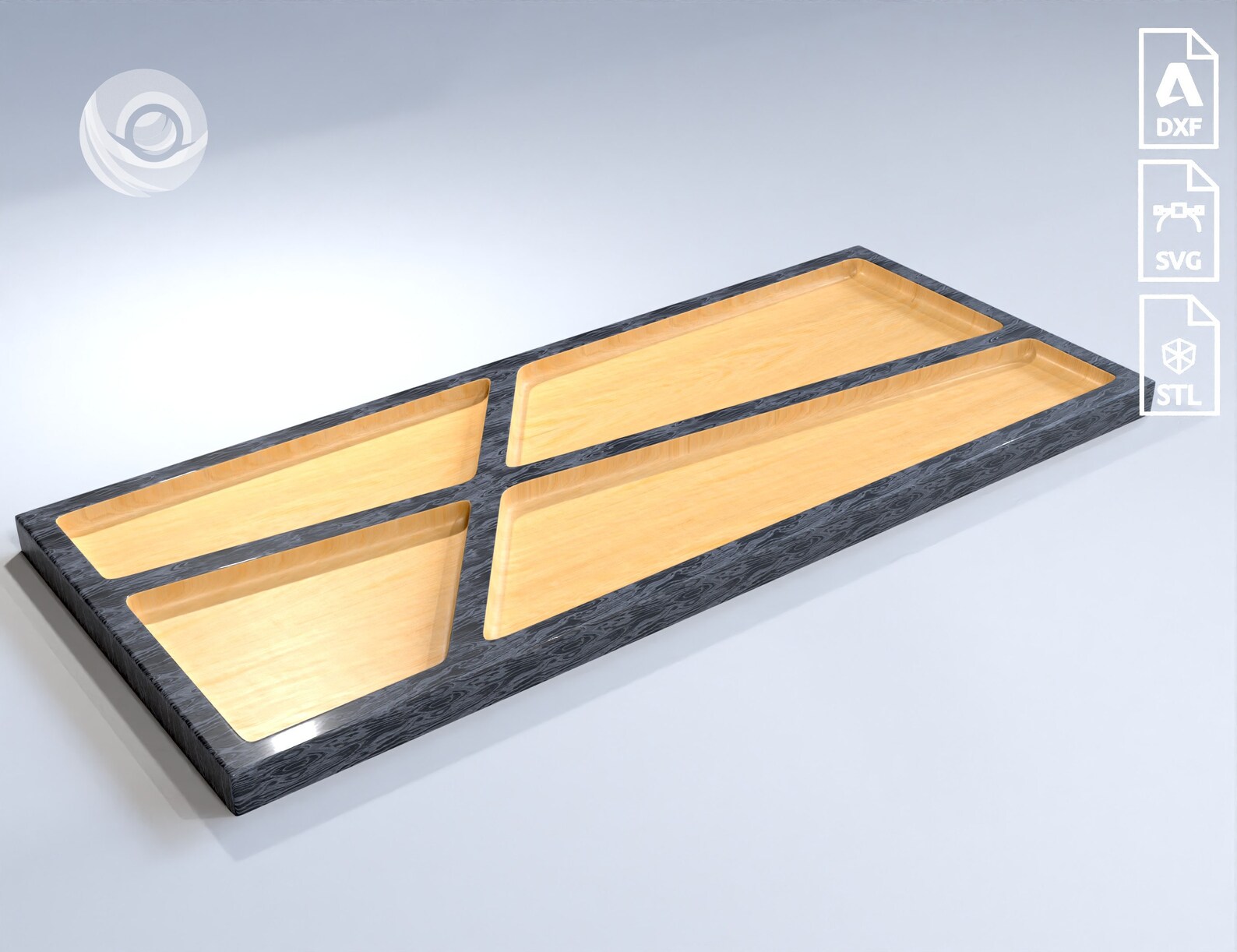 Digital Download Files of Wooden Serving Tray for Nuts With Etsy