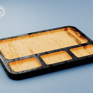Rectangle wooden plate files for cnc router, Instant download - STL, DXF, SVG files
