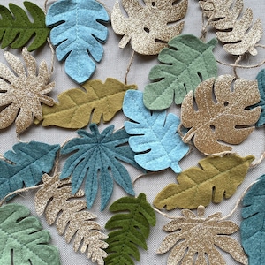 TROPICAL Leaf Garland