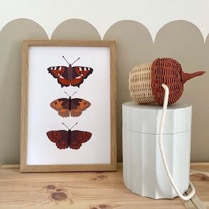 AUTUMN BUTTERFLY Print/Illustration A4
