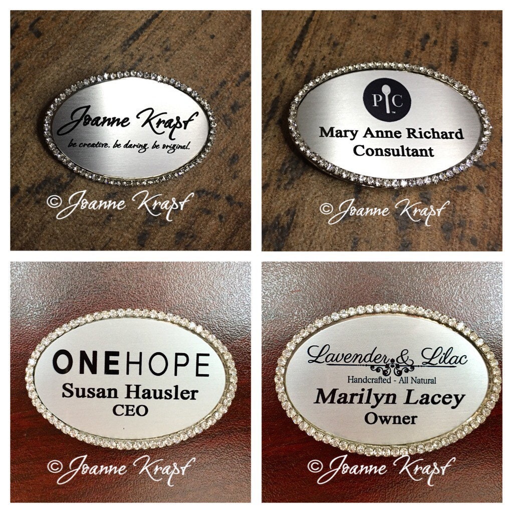 Personalized Rhinestone MARY ANN name//magnet back