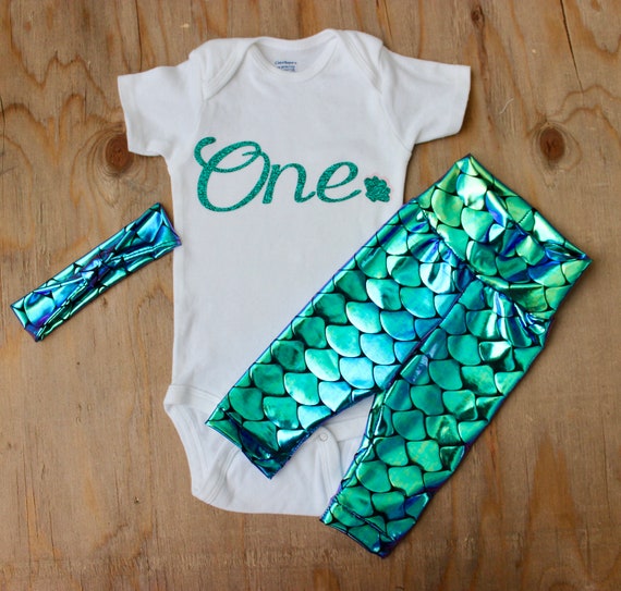 mermaid baby outfit first birthday