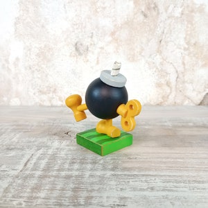 Super Mario Bros. Bob-omb Wooden Figurine image 3