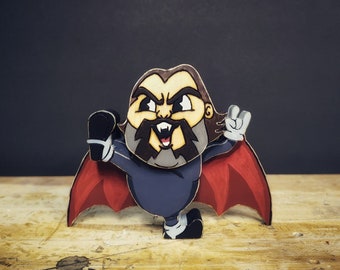 Drac Black (Jack Black/Dracula) - Wooden Figurine