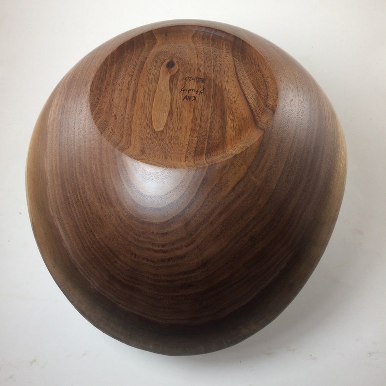 20 13.25x11.25x5.75 Natural Edge Walnut Bowl