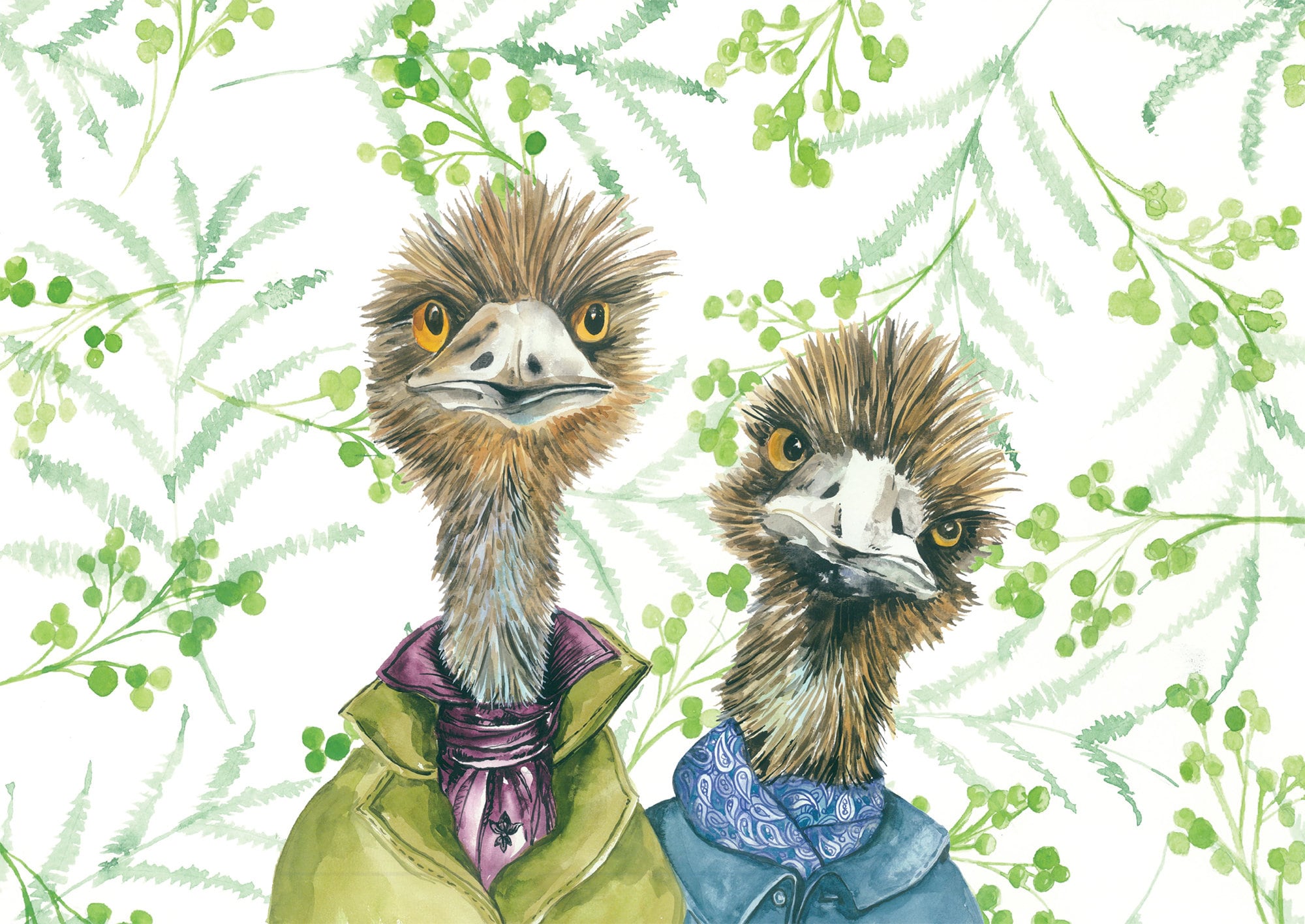 A4 Edgar \u0026 Erwin Emu Emus Funny Emus 