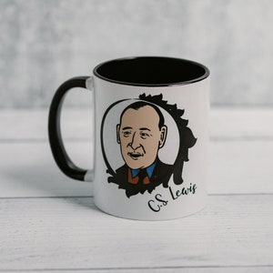 Caneca de café CS Lewis - Aslan está em movimento