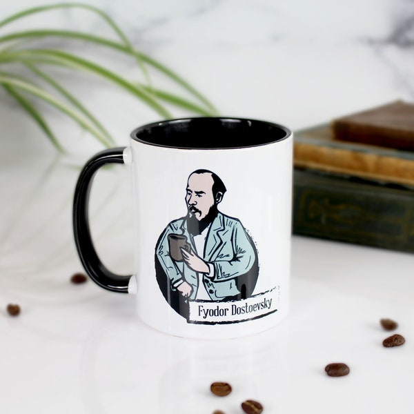 Fyodor Dostoevsky Mug - Beauty Will Save the World