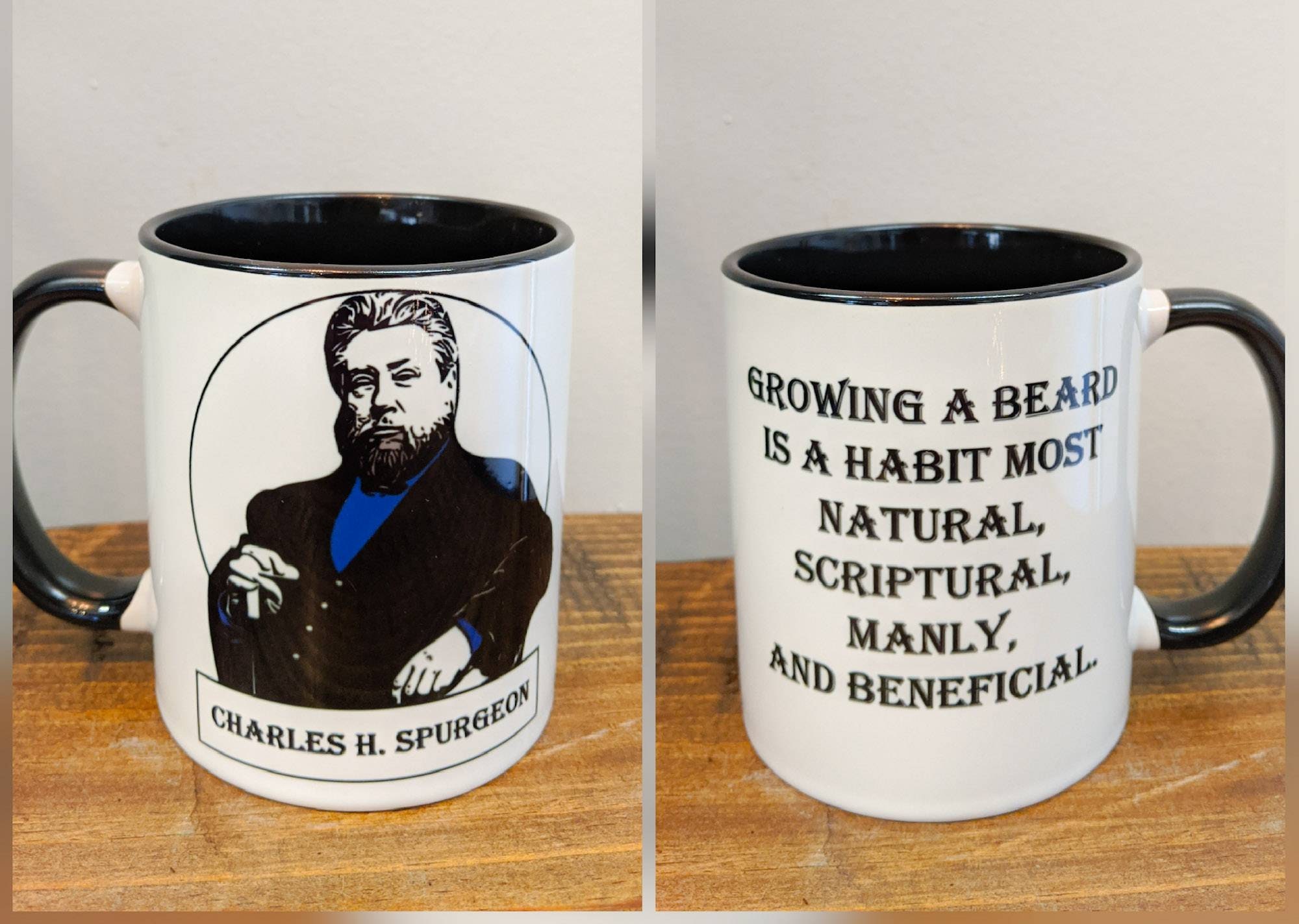 The Charles Spurgeon Beard Quote Coffee Mug Etsy