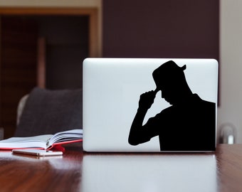 Silhouette of a man decal sticker by DecalTheory on Etsy