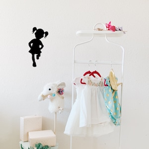 Cute little girl playing decal sticker | nursery decal sticker | daycare decal sticker by DecalTheory on Etsy