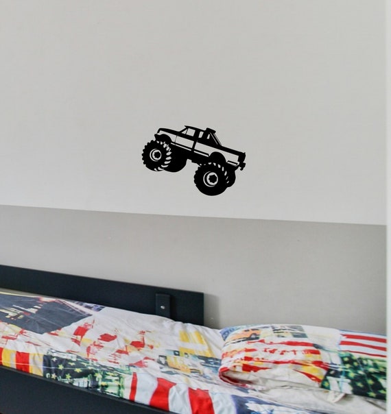 Monster Truck Decal Sticker Toy Pickup - Monster Jam Giant Wall Decals Monster Truck Decal Sticker Toy Pickup - Monster Jam Giant Wall Decals