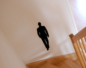 Silhouette of a man decal sticker by DecalTheory on Etsy