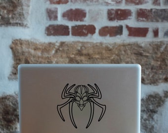 Skull spider decal sticker by DecalTheory on Etsy