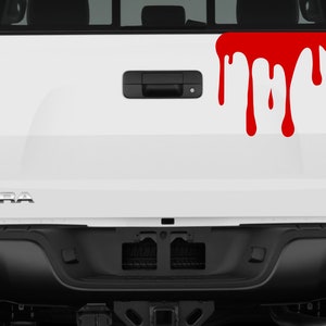 Dripping blood halloween decal | blood sticker | Halloween sticker by DecalTheory on Etsy