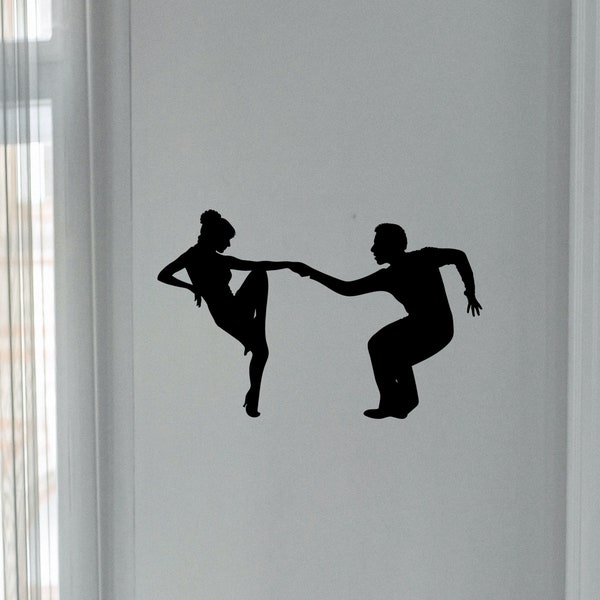 Swing dance decal sticker by DecalTheory on Etsy