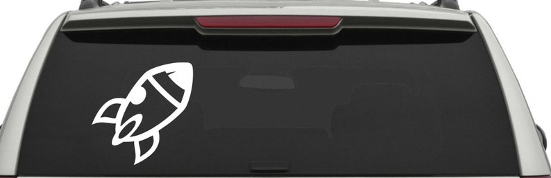 Rocket decal toy decal spaceship decal