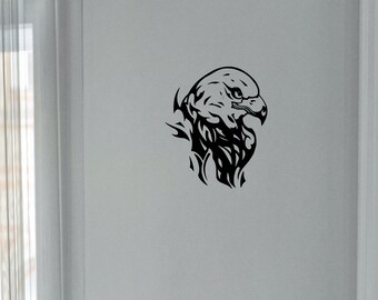 Bald eagle decal sticker | bird decal sticker by DecalTheory on Etsy