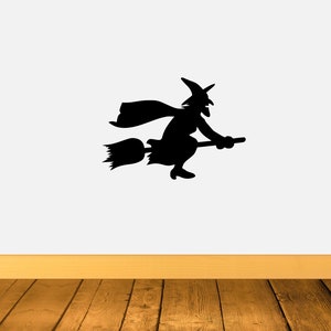 Halloween witch decal | Halloween sticker by DecalTheory on Etsy