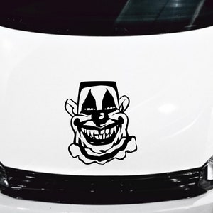Creepy clown decal | clown sticker by DecalTheory on Etsy