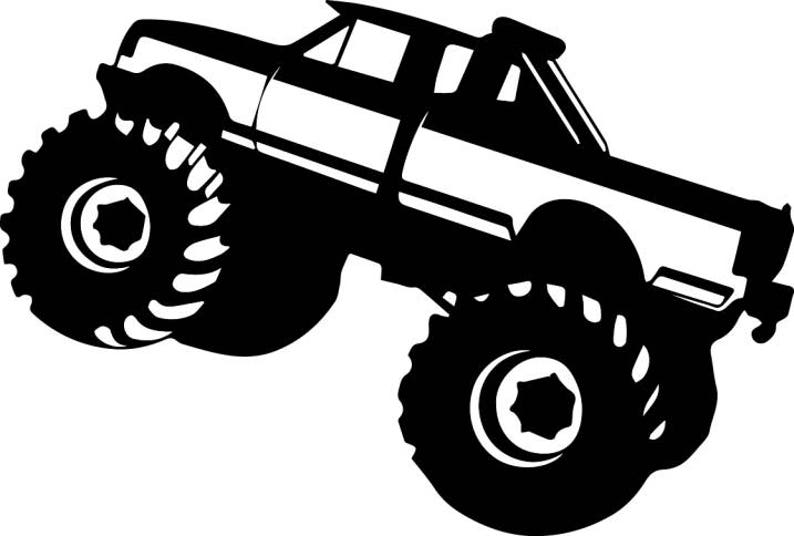 Monster truck decal/sticker/toy decal/truck decal/pickup decal Etsy