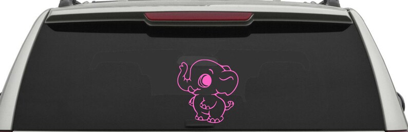 Sweet little baby elephant decal