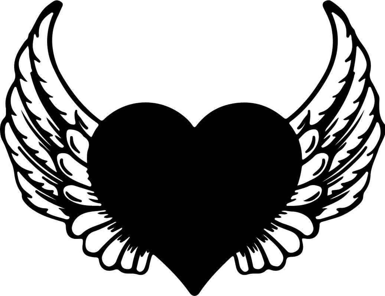 Heart decal heart sticker by DecalTheory on Etsy Etsy