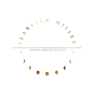 Watermark, Gold moon fases logo, Whimsical branding logo, real estate gold logo, photography logo, Moon flower gold
