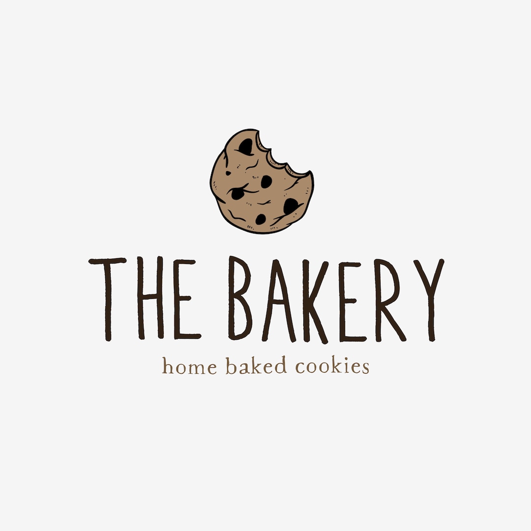 Cookie Cookies Bakery Logo Cake Logo Design Watermark Logo Etsy