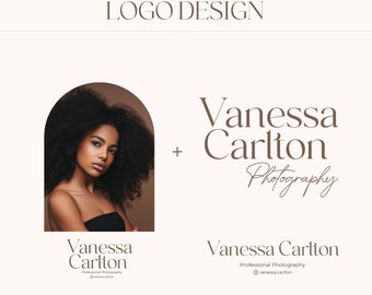 Logo Design, Modern Minimal Custom Logo Design, Photography Logo, Premade Logo, Photography Logos, Calligraphy Logo