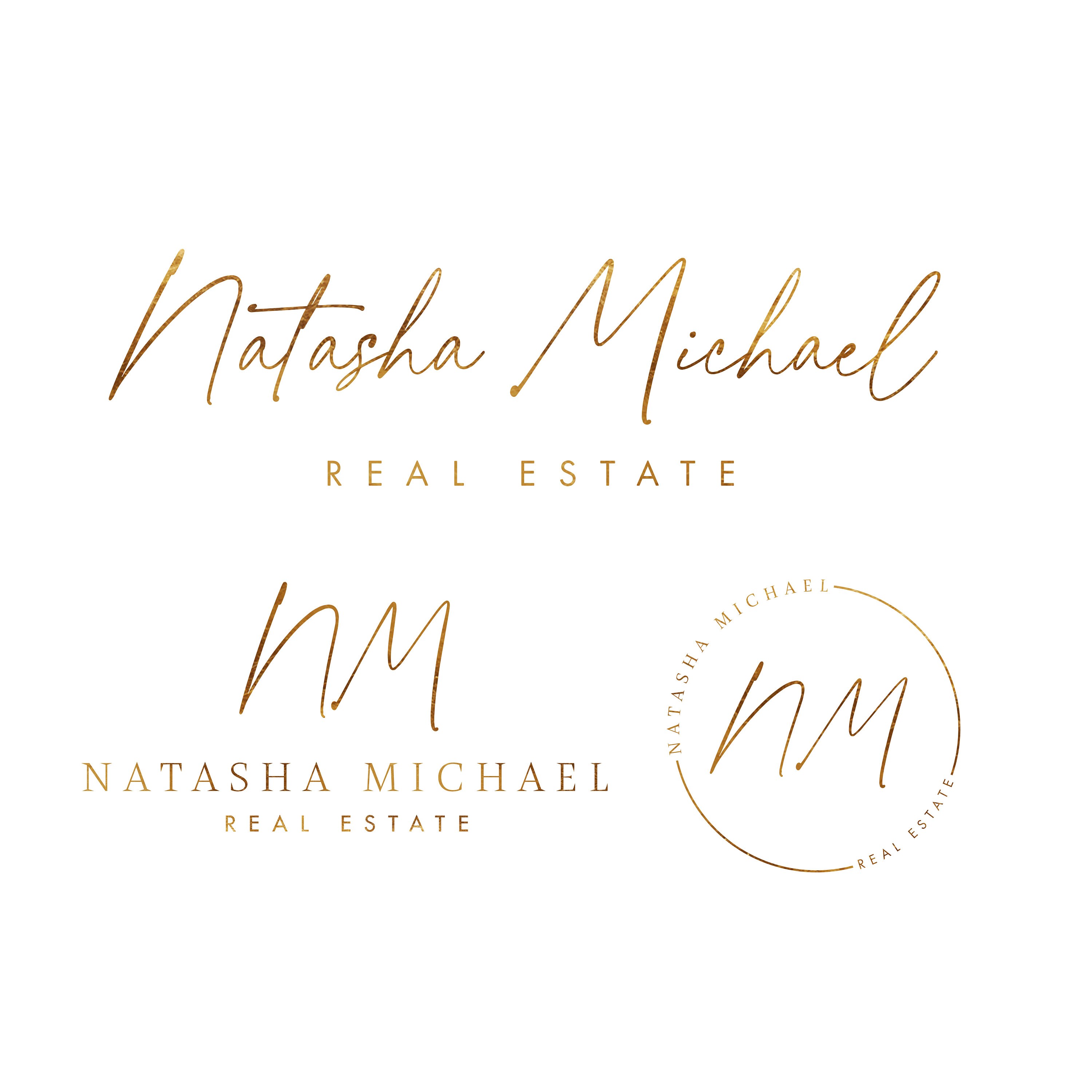 Premade Logo Design, Branding Package Realtor Logo Set, Realty Gold Logo Design, Real Estate Watermark logo, Designer Branding Kit Package