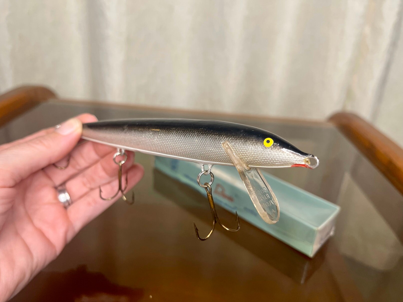 The Original Rapala Wobbler Floating Finland Fishing Lure With Three