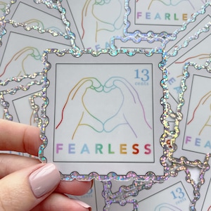 HOLOGRAPHIC RAINBOW STICKER, Laptop Sticker, Stanley Decal, Kindle Sticker, Waterproof Sticker, Glitter Stickers, Water Bottle Sticker