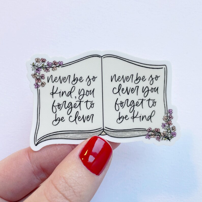 PEGATINA DE LIBRO, Calcomanía para Laptop, Amante de los libros, Calcomanía Stanley, Impermeable, Calcomanía de vinilo para Kindle, Amante de los libros, Calcomanía para botella de agua imagen 3