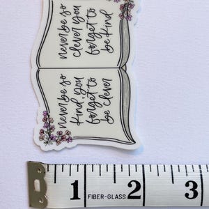 PEGATINA DE LIBRO, Calcomanía para Laptop, Amante de los libros, Calcomanía Stanley, Impermeable, Calcomanía de vinilo para Kindle, Amante de los libros, Calcomanía para botella de agua imagen 6