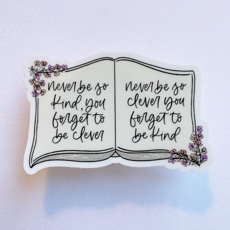 PEGATINA DE LIBRO, Calcomanía para Laptop, Amante de los libros, Calcomanía Stanley, Impermeable, Calcomanía de vinilo para Kindle, Amante de los libros, Calcomanía para botella de agua imagen 4