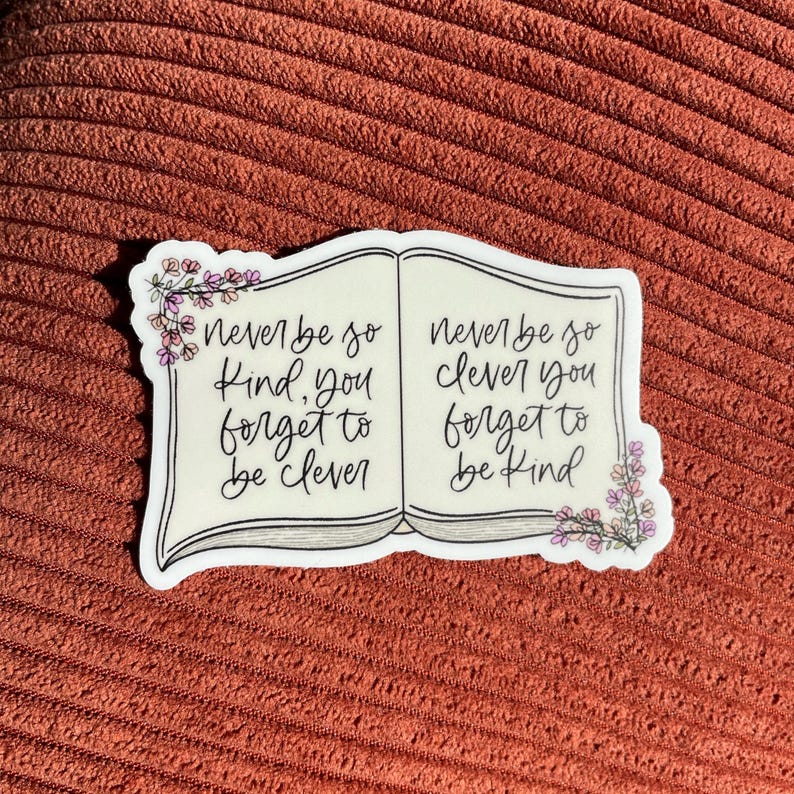 PEGATINA DE LIBRO, Calcomanía para Laptop, Amante de los libros, Calcomanía Stanley, Impermeable, Calcomanía de vinilo para Kindle, Amante de los libros, Calcomanía para botella de agua imagen 7