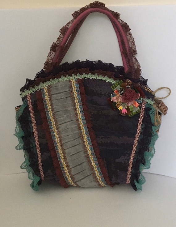Bohemian Purse- Vintage, Boho Chic Bag, Shabby Chi