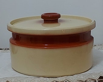 Pottery Craft Stoneware 2 QT Casserole w Lid #503 Brown Oven Microwave –  Shop Thrift World