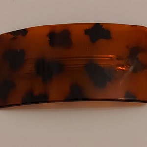 Tortoiseshell Faux Hair Barrette image 1