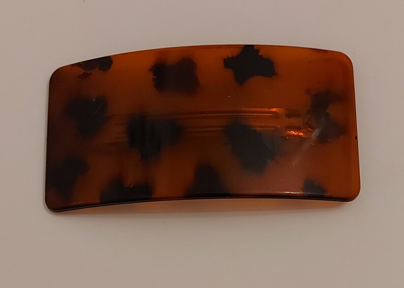 Tortoiseshell Faux Hair Barrette image 1