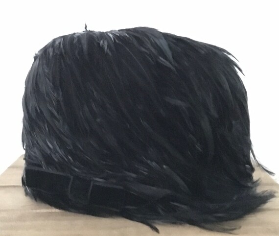 Black Feather Hat, 1950’s
