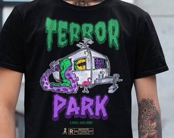 Terror Park T-Shirt, Alien Tentacles, Horror Trailer, Graphic Tee