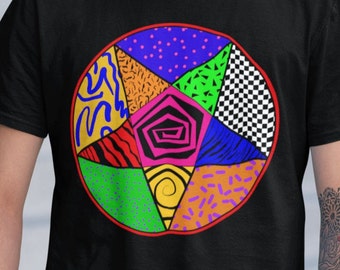 1980s Graphic Tee: Dark Humor, Satanic Design