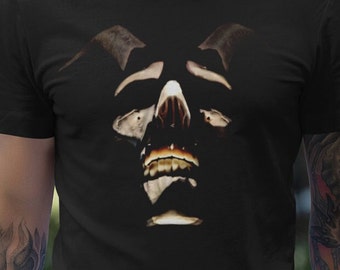 Demon Skull Graphic T-Shirt: Goth Punk Satanic Shirt