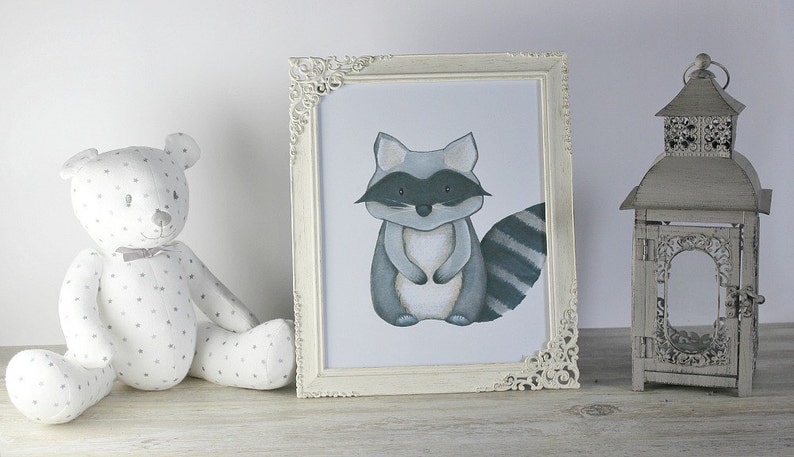 11 x 14 Woodland Nursery Decor Baby Room Wall Art Instant Download Woodland Animal Prints Digital Prints Woodland Nursery Wall Art