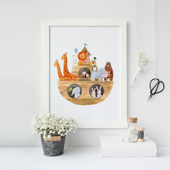 noah's ark baby nursery decor