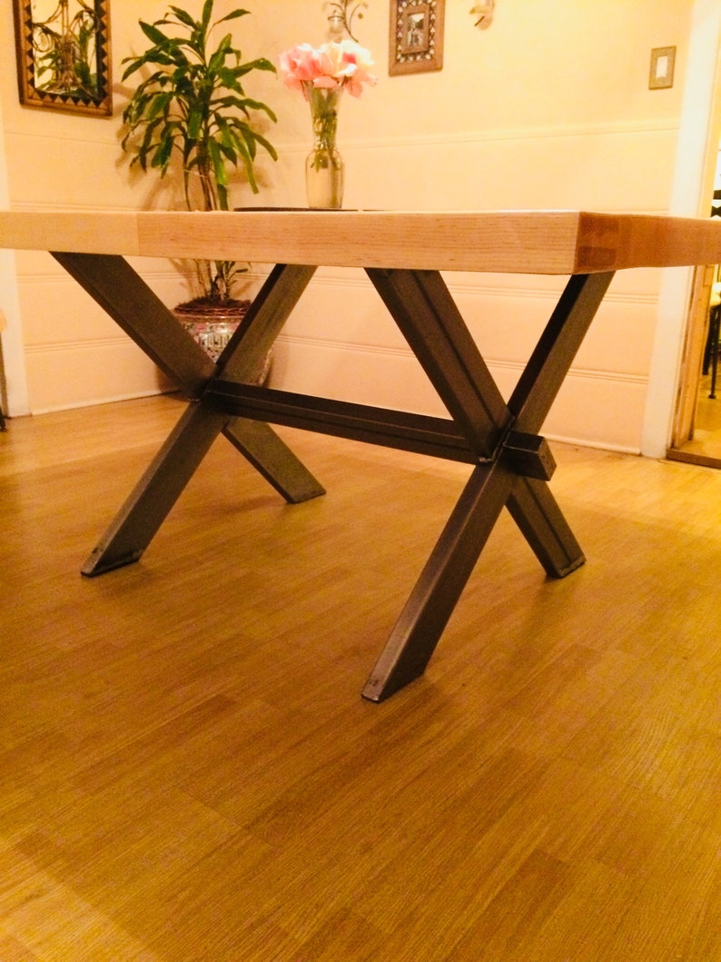 Farmhouse Wood Table Top, Butcher Block Workbench Top or Kitchen Island