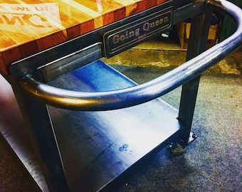 Custom built butcher block Bar cart or Kitchen island