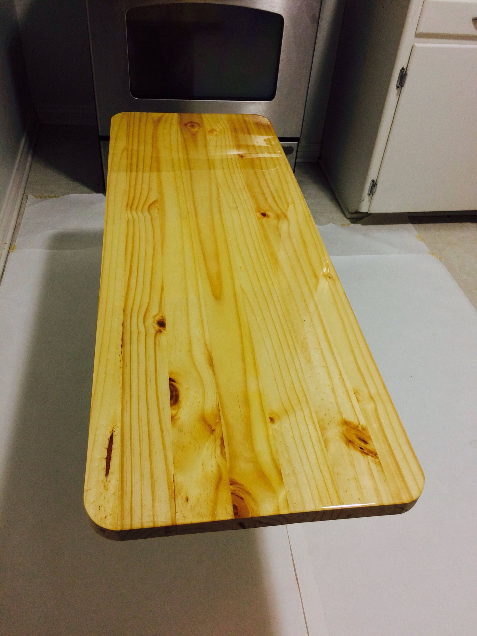 Farmhouse wood table top Butcher block workbench top or Etsy